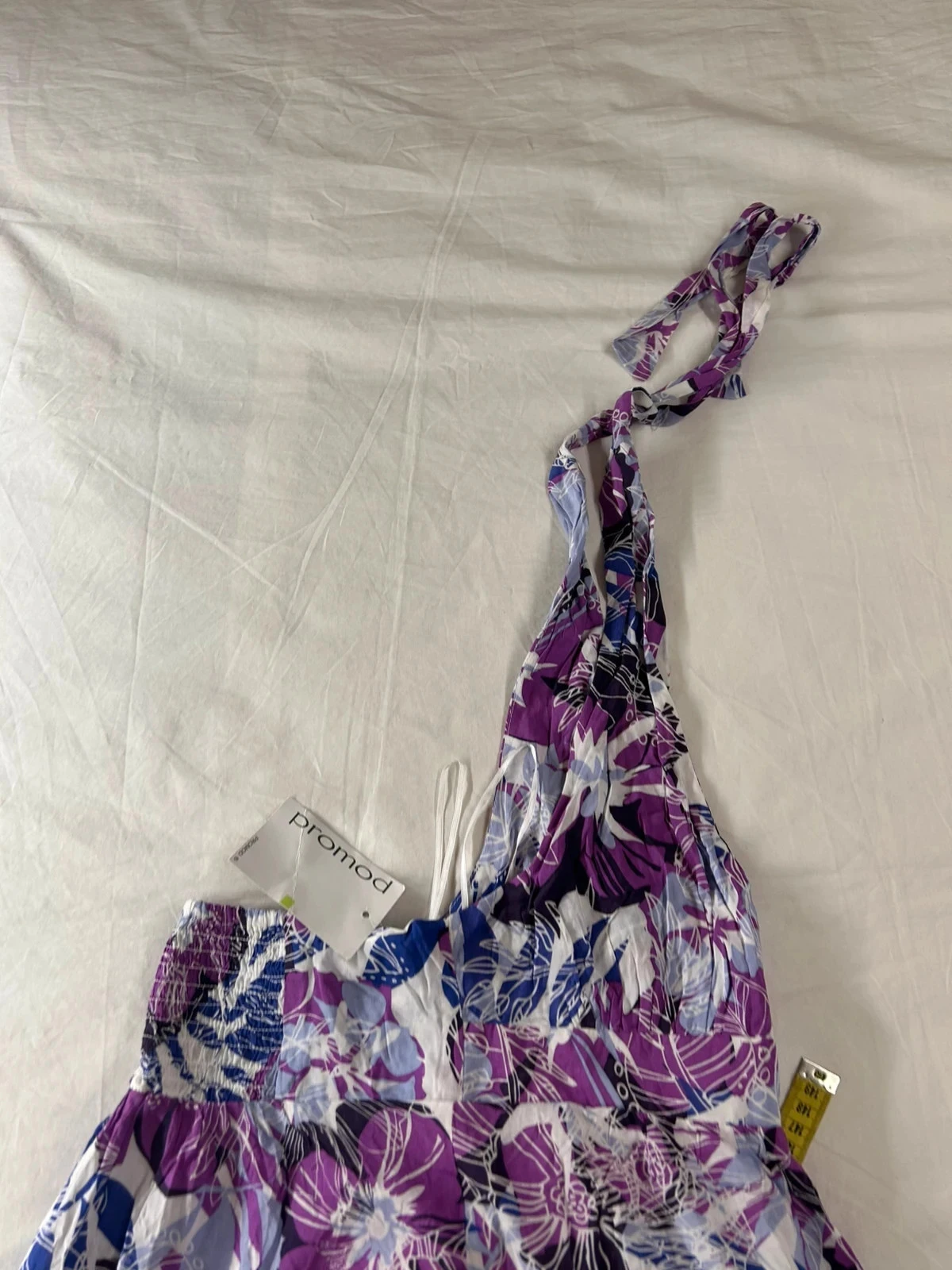 Paarse zomerjurk met open rug promod – photo 5